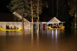 A flash flood hit this neighborhood in a cul-de-sac off Seldon & Lucille streets outside Wasilla.