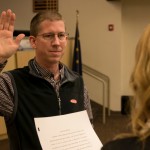 Matthew Beck takes oath