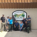 Team photo at the Missoula, Mont. airport where they operated from