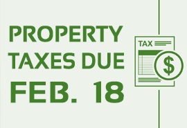 2nd Half Taxes Due Feb. 18